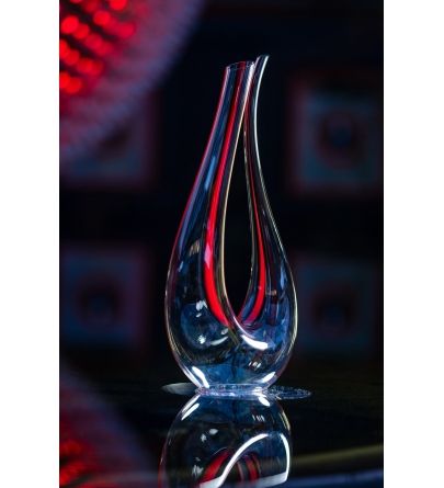 RIEDEL Amadeo Double Magnum Decanter – Black/Red