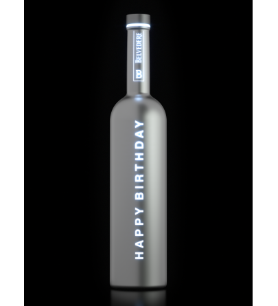 Belvedere Chrome Magnum HAPPY BIRTHDAY