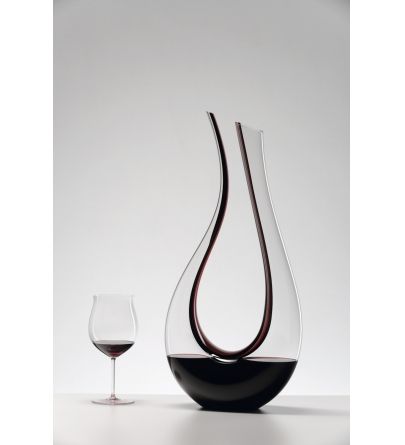 RIEDEL Amadeo Double Magnum Decanter – Black/Red