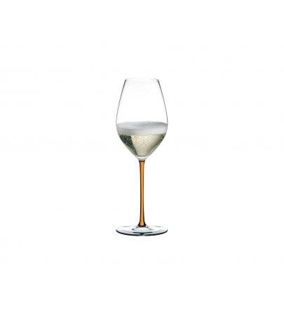 RIEDEL Fatto A Mano Champagne Wine Glass Orange