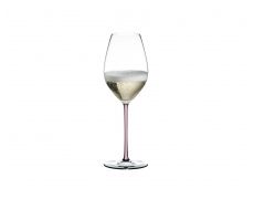 RIEDEL Fatto A Mano Champagne Wine Glass Pink