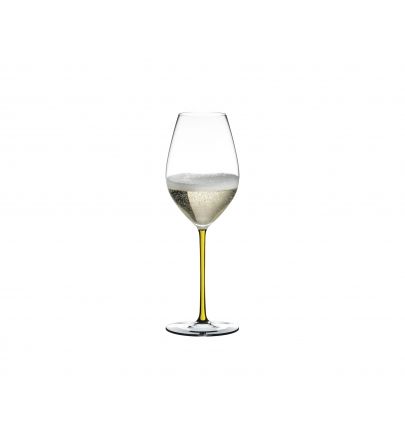 RIEDEL Fatto A Mano Champagne Wine Glass Yellow