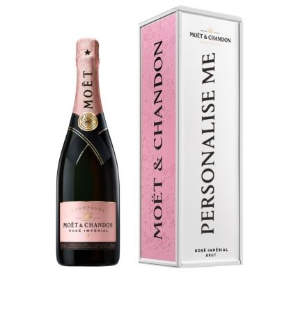 Personalizirani Moët & Chandon Rosé Impérial u metalnoj poklon kutiji