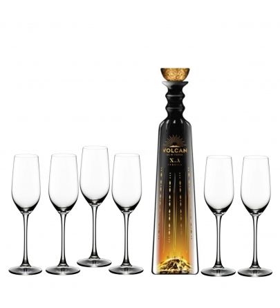 Volcan X.A & Riedel tequila set 